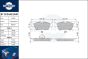 brake pads RT 2PD14219HP