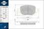 brake pads RT 2PD18040