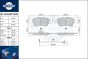 brake pads RT 2PD20779HP