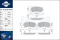 brake pads RT 2PD31449HP