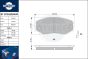 brake pads RT 2PD33999HP