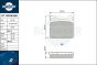 brake pads RT 1PD00180