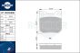 brake pads RT 1PD05900
