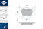 brake pads RT 1PD14710