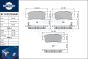 brake pads RT 1PD17109HP