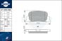 brake pads RT 1PD17400