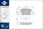 brake pads RT 1PD17419HP