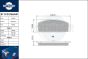 brake pads RT 1PD17669HP