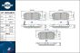 brake pads RT 1PD18070