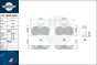 brake pads RT 1PD19170