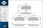 brake pads RT 1PD19750