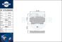 brake pads RT 1PD19989HP