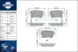 brake pads RT 1PD21039HP