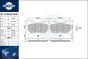 brake pads RT 1PD21579HP