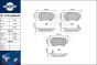 brake pads RT 1PD21889HP