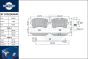 brake pads RT 1PD22499HP