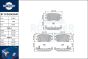 brake pads RT 1PD31459HP