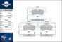 brake pads RT 1PD31479HP