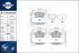 brake pads RT 1PD31519HP