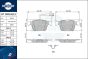 brake pads RT 1PD33112