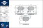 brake pads RT 2PD07849HP