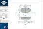 brake pads RT 2PD08852