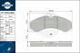 brake pads RT 2PD10460