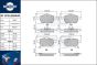 brake pads RT 2PD13099HP
