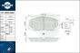 brake pads RT 2PD15940