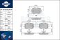 brake pads RT 2PD17239HP