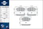 brake pads RT 2PD17869HP