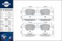 brake pads RT 2PD31819HP